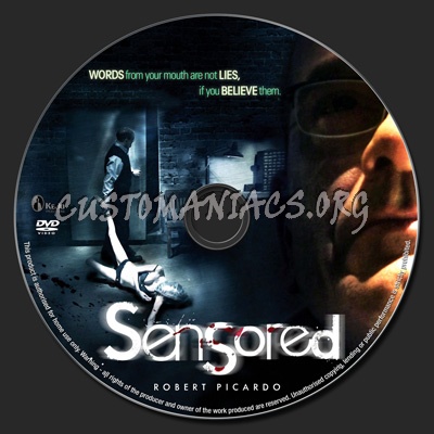 Sensored dvd label