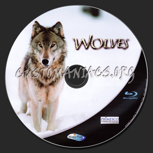 Imax Wolves blu-ray label