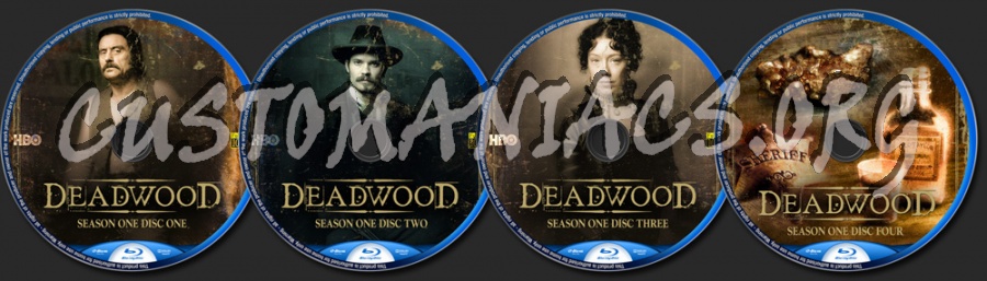 Deadwood - Season 1 blu-ray label