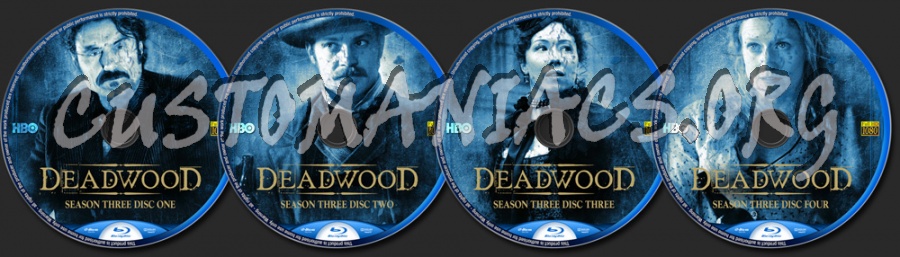 Deadwood - Season 3 dvd label