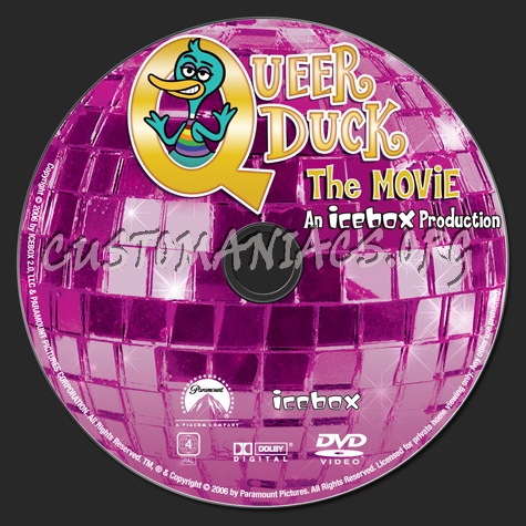 Queer Duck The Movie dvd label