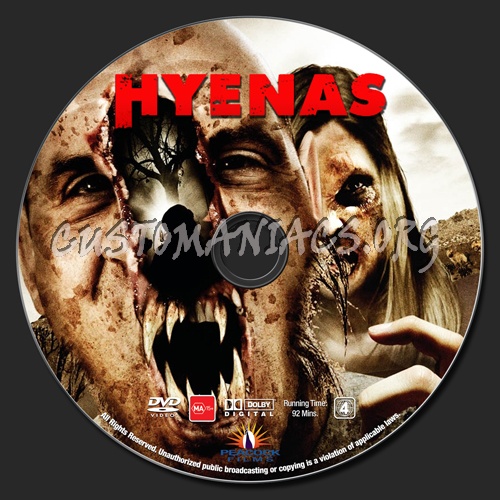 Hyenas dvd label