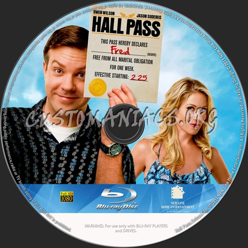 Hall Pass blu-ray label