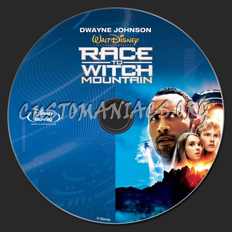 Race to Witch Mountain blu-ray label