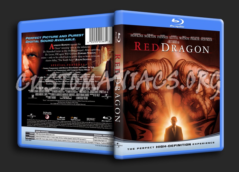 Red Dragon blu-ray cover