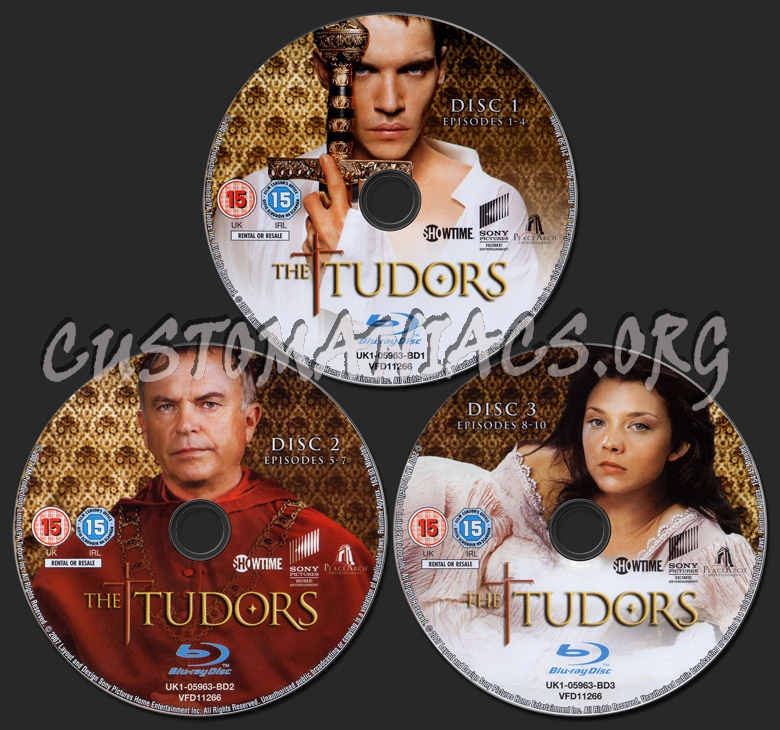The Tudors Season 1 blu-ray label - DVD Covers & Labels by