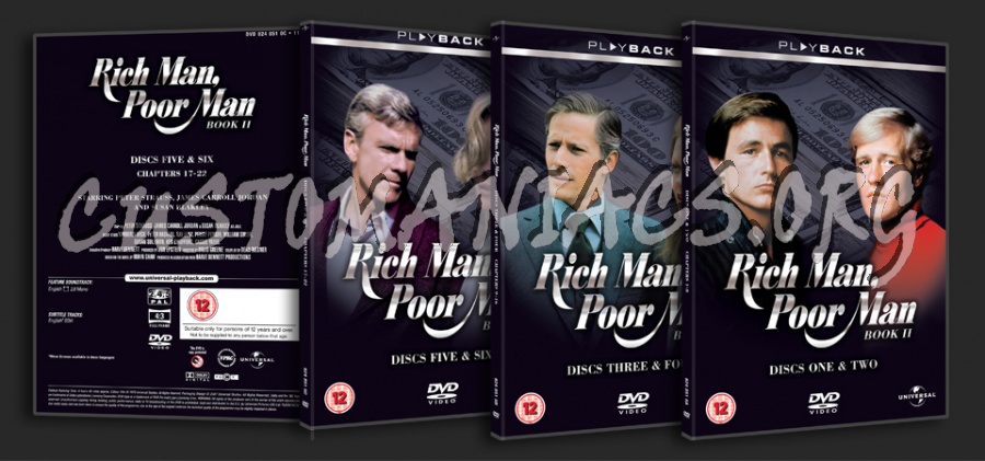 Rich Man Poor Man Book 2 Dvd Covers Labels By Customaniacs Id Free Download Highres