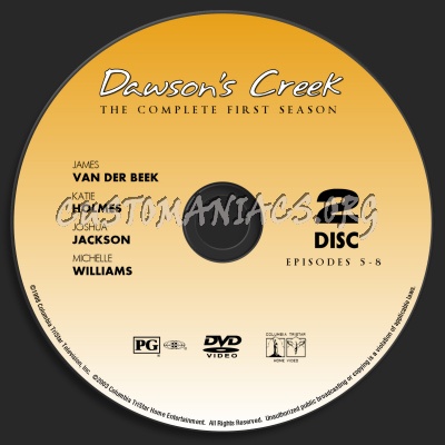 Dawson's Creek - Season 1 dvd label