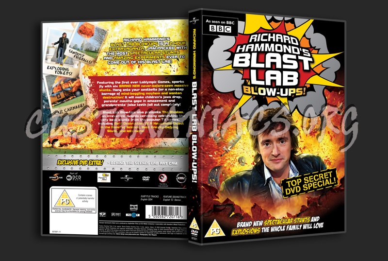 Richard Hammond's Blast Lab Blow-ups! dvd cover