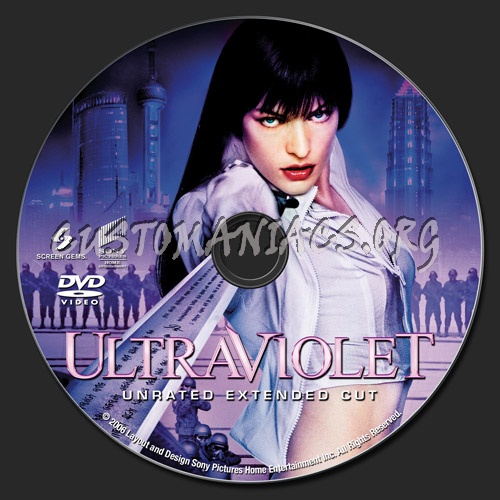 Ultraviolet dvd label