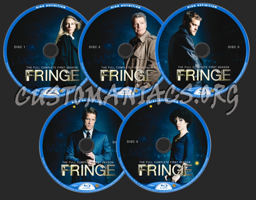 Fringe Season 1 blu-ray label