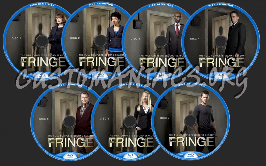 Fringe Season 2 blu-ray label