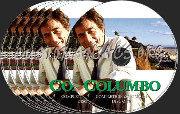 Columbo Season 7 dvd label