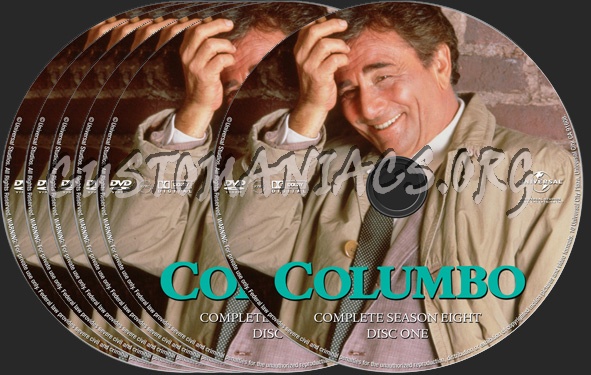 Columbo Season 8 dvd label