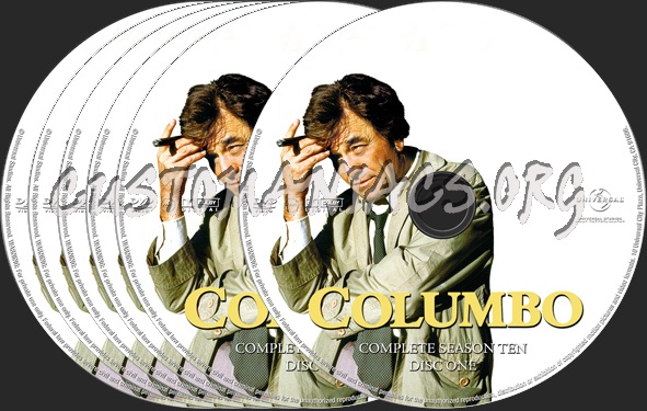 Columbo Season 10 dvd label