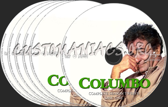 Columbo Season 12 dvd label