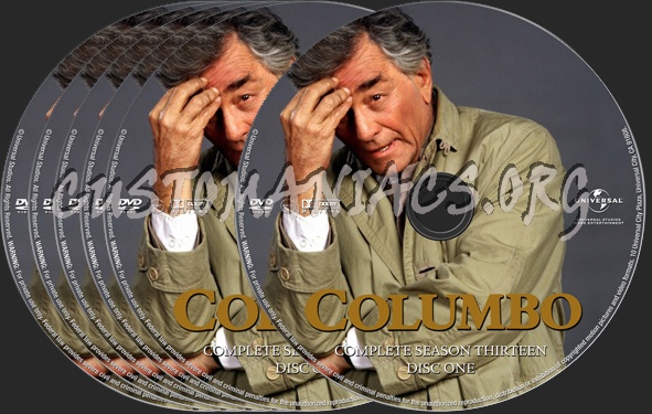 Columbo Season 13 dvd label