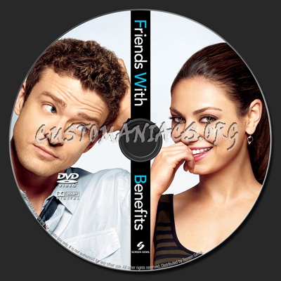 Friends With Benefits dvd label