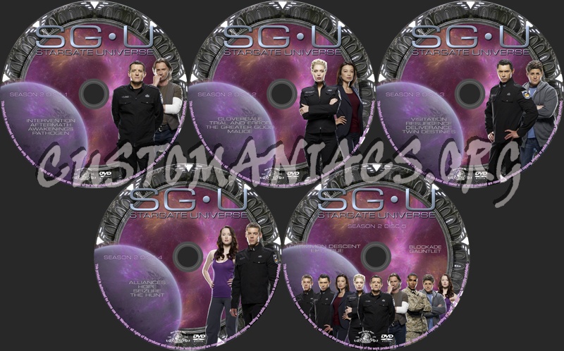 Stargate Universe - Season 2 dvd label