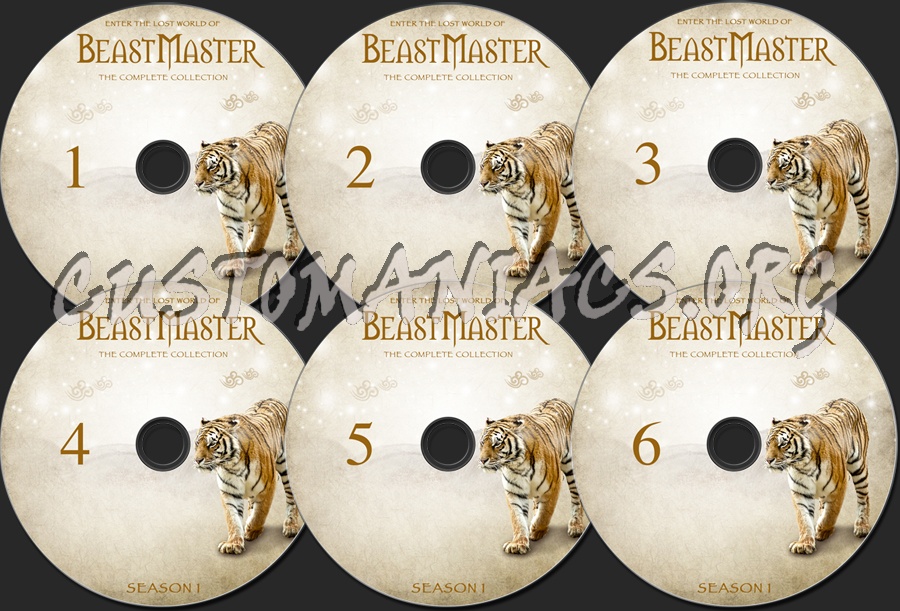 BeastMaster Season 1 - 3 dvd label