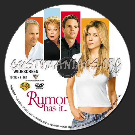 Rumor Has It dvd label