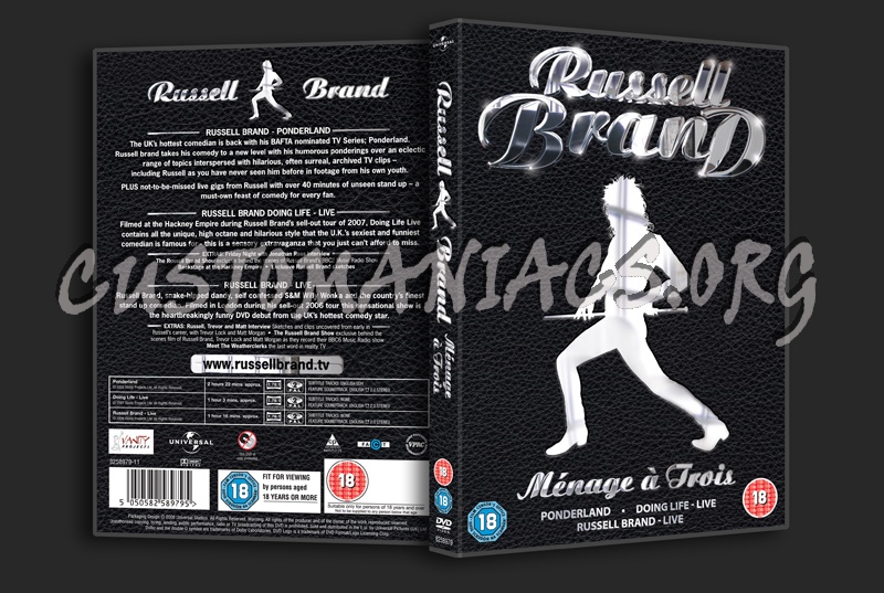 Russell Brand Menage a Trois dvd cover