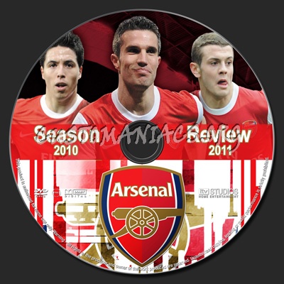 Arsenal Season Review 2010-2011 dvd label