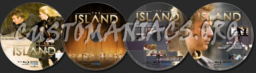 The Island blu-ray label