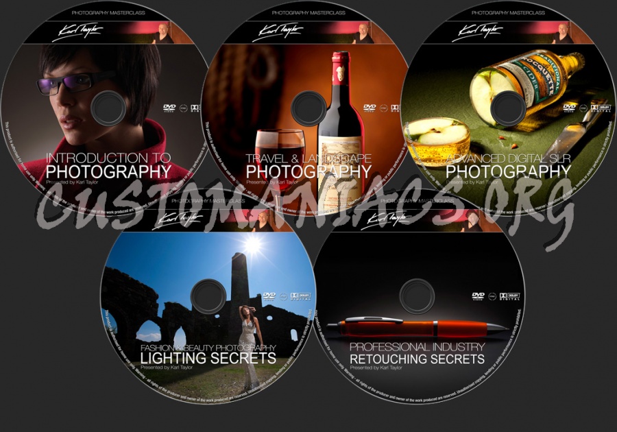 Karl Taylor - Photography Masterclass dvd label