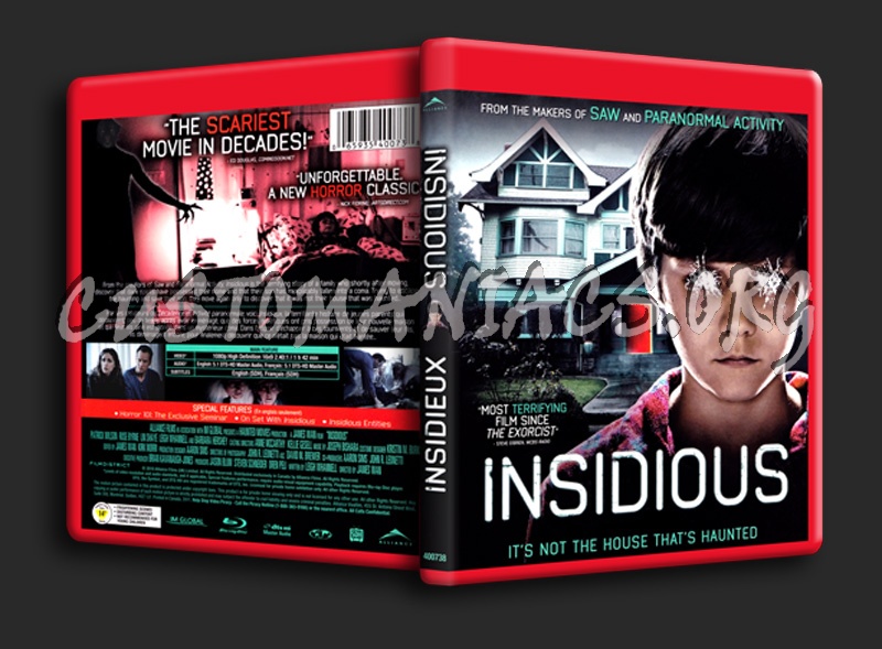 Insidious blu-ray cover