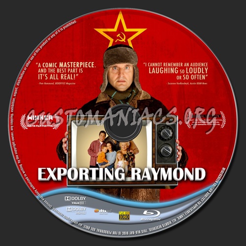 Exporting Raymond blu-ray label