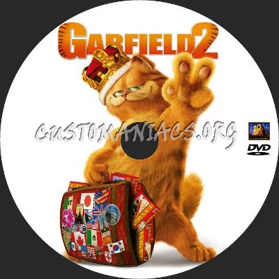 Garfield 2 dvd label