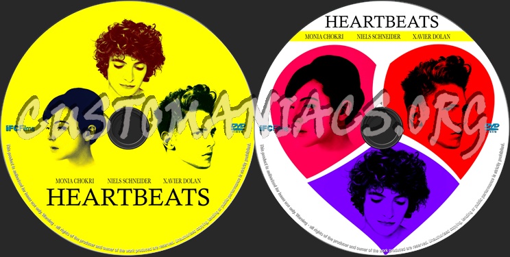 Heartbeats dvd label