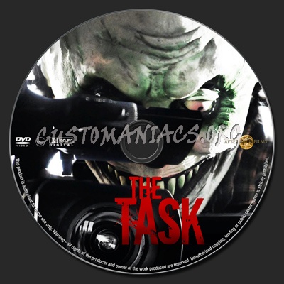 The Task dvd label