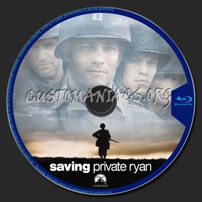 Saving Private Ryan blu-ray label