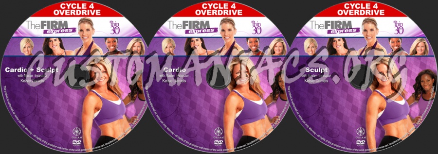 The Firm Express - CYCLE 4 OVERDRIVE dvd label