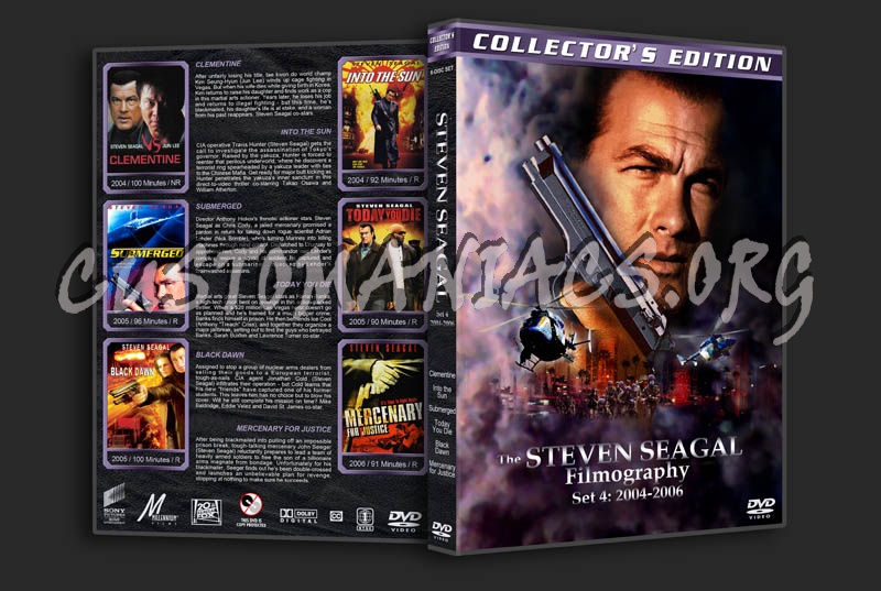 The Steven Seagal Filmography - Set 4: 2004-2006 dvd cover