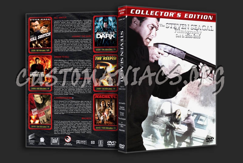 The Steven Seagal Filmography - Set 6: 2008-2010 dvd cover