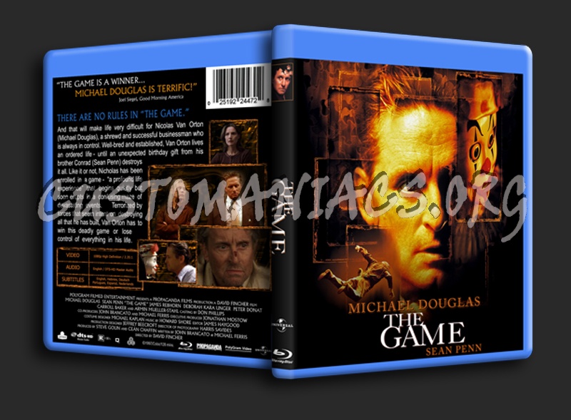 The Game blu-ray cover