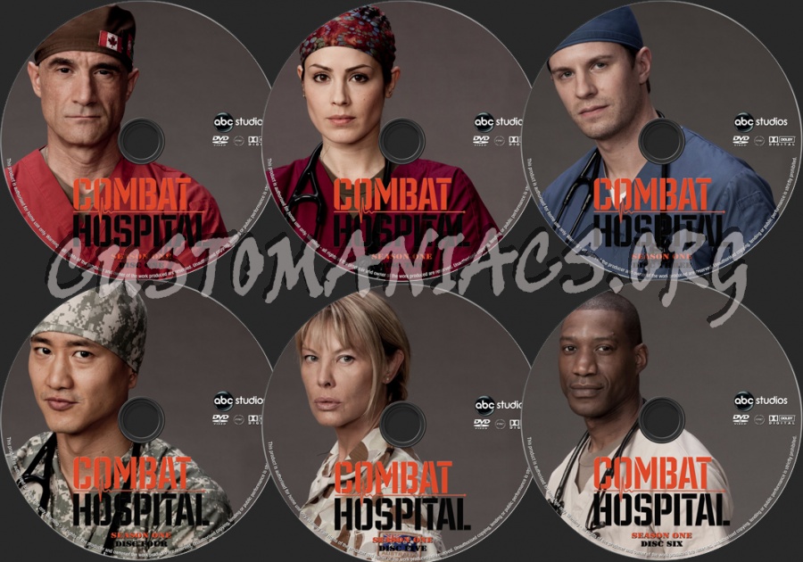 Combat Hospital Season 1 dvd label