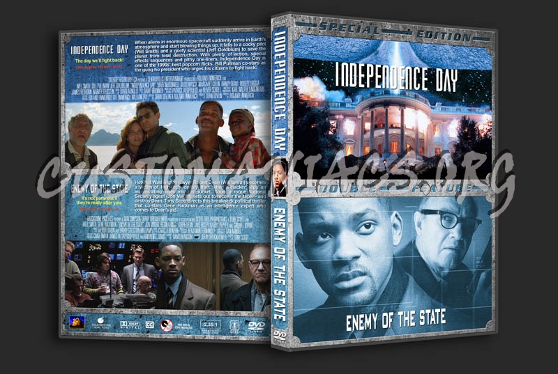 Independence Day / Enemy of the State Double dvd cover