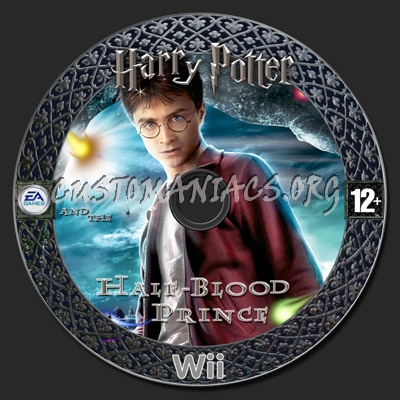 Harry Potter and the Half Blood Prince dvd label