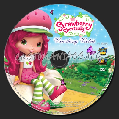 Strawberry Shortcake Vanishing Violets dvd label