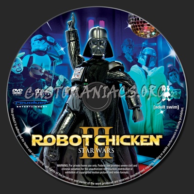 Robot Chicken Star Wars Episode 3 dvd label