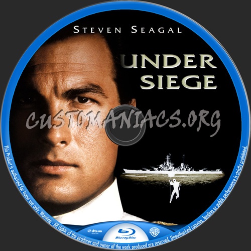 Under Siege blu-ray label