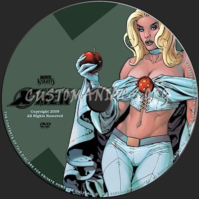 Astonishing X-Men (Frost) dvd label