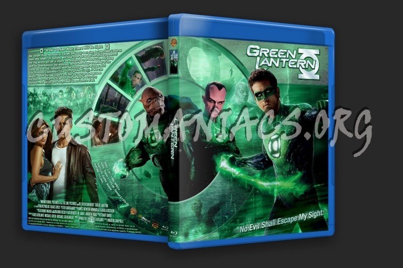 Green Lantern blu-ray cover