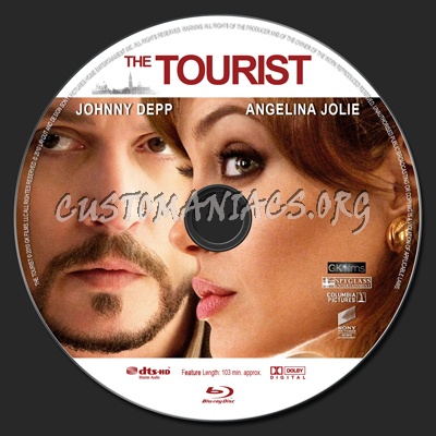 The Tourist blu-ray label