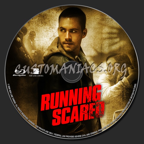 Running Scared blu-ray label