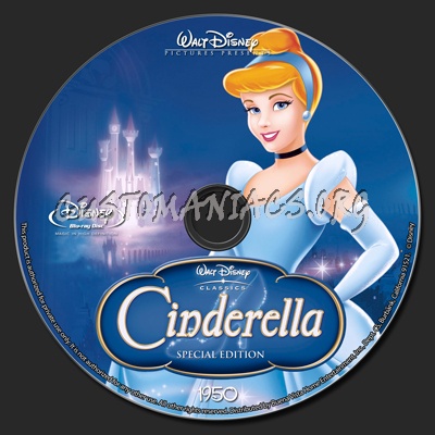 Cinderella blu-ray label